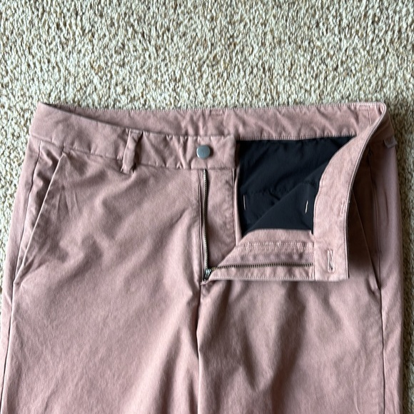 Lululemon Men’s Commission Pant Cotton Slim Earth Dye Faded Red 32 - Picture 9 of 14